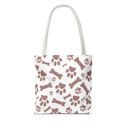 Cute Dog Tote Bag – Pet Lover Gift, Animal Print Canvas Shopping Bag, Eco-Friendly Carryall for Dog Owners & Everyday Use