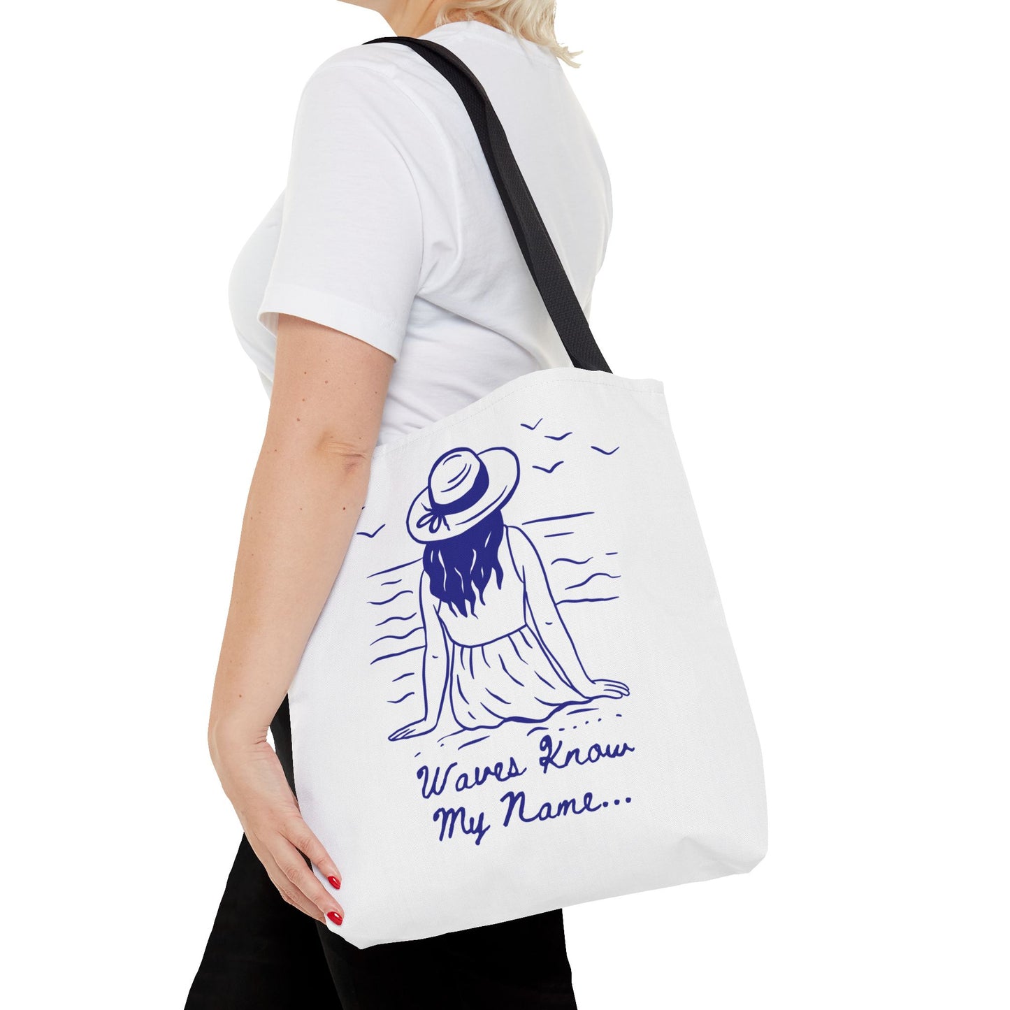Beach Vibes Tote Bag – Summer Travel, Grocery & Gift Bag