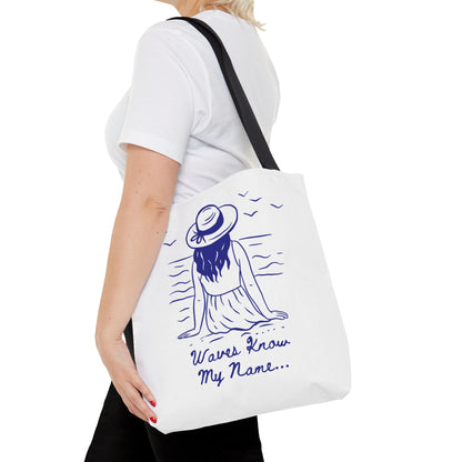 Beach Vibes Tote Bag – Summer Travel, Grocery & Gift Bag